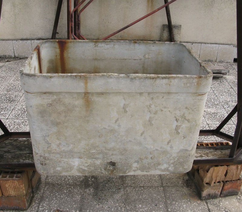 Removal step, Asbestos Water Tank, Pipe & Flue Removal in Surrey, London & the South East