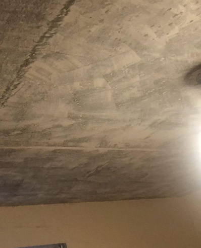 Artex Ceiling Removal Ready for Following Works, after