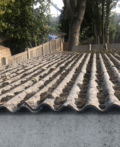 Asbestos Roof Removal & Steel Box Profile Renewal, before