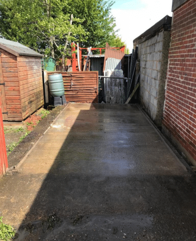 Asbestos Garage Removal & Site Clean-Up, after