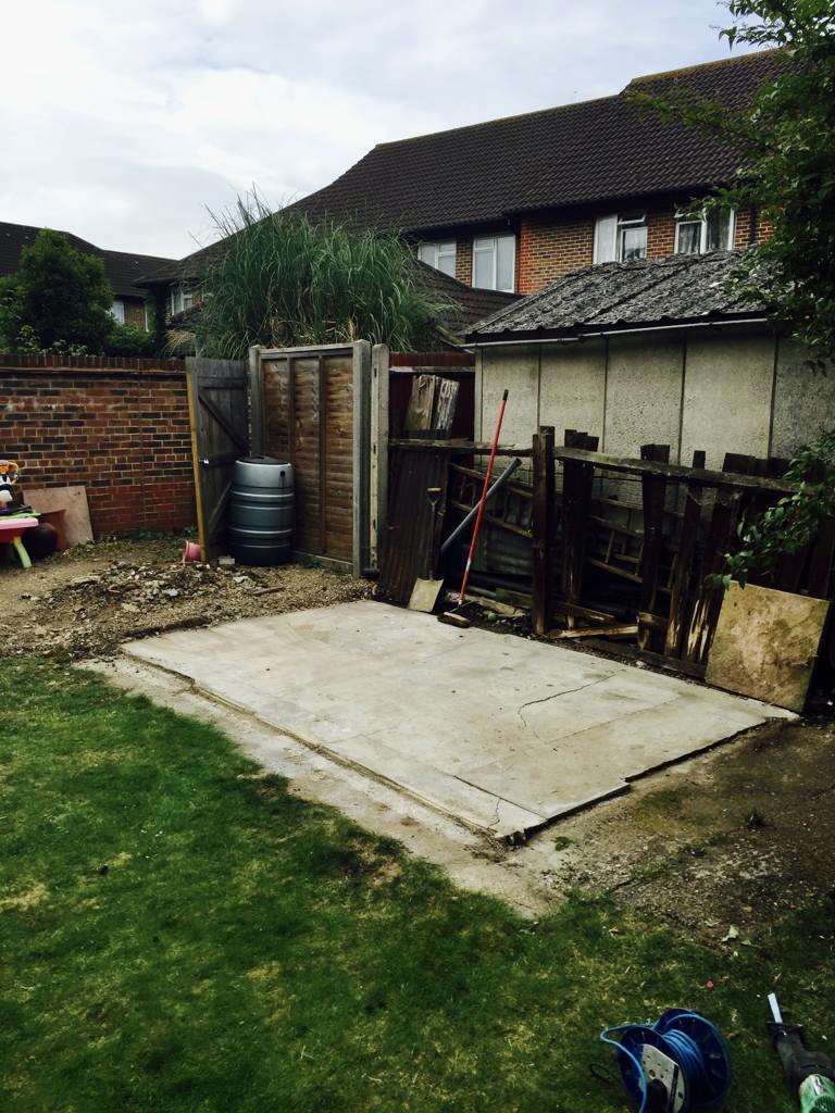 Asbestos Shed Removal & Site Clearance, after