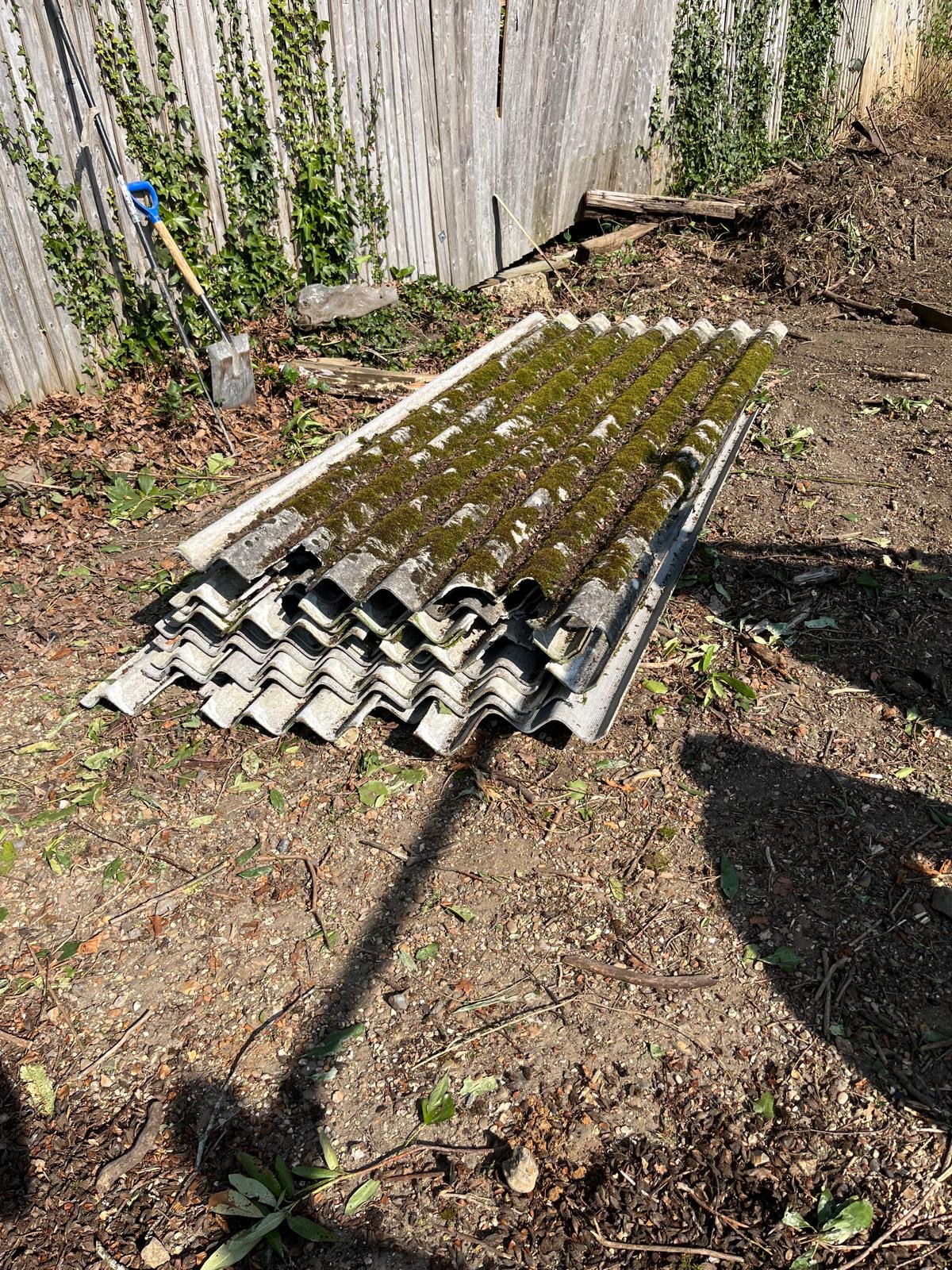 Corrugated Asbestos Sheet Removal, Esher