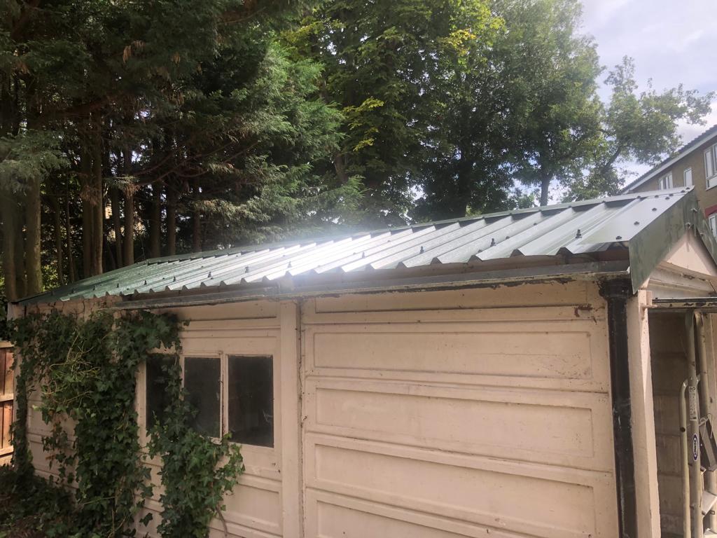Asbestos Roof Removal and Steel Box Profile Renewal, Putney, after