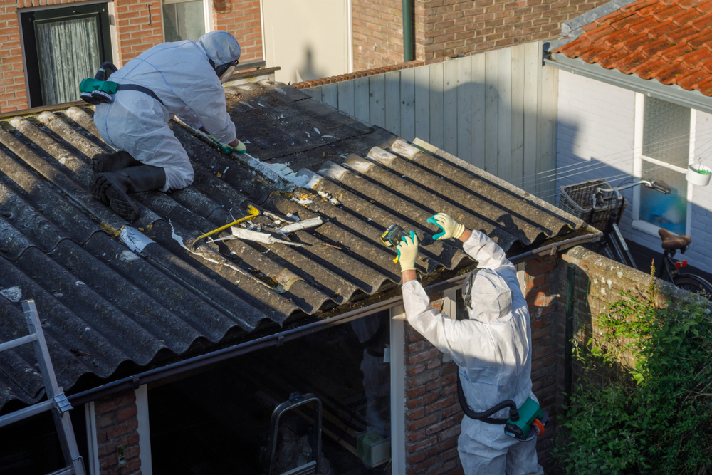 Asbestos roof removal timeline, placeholder