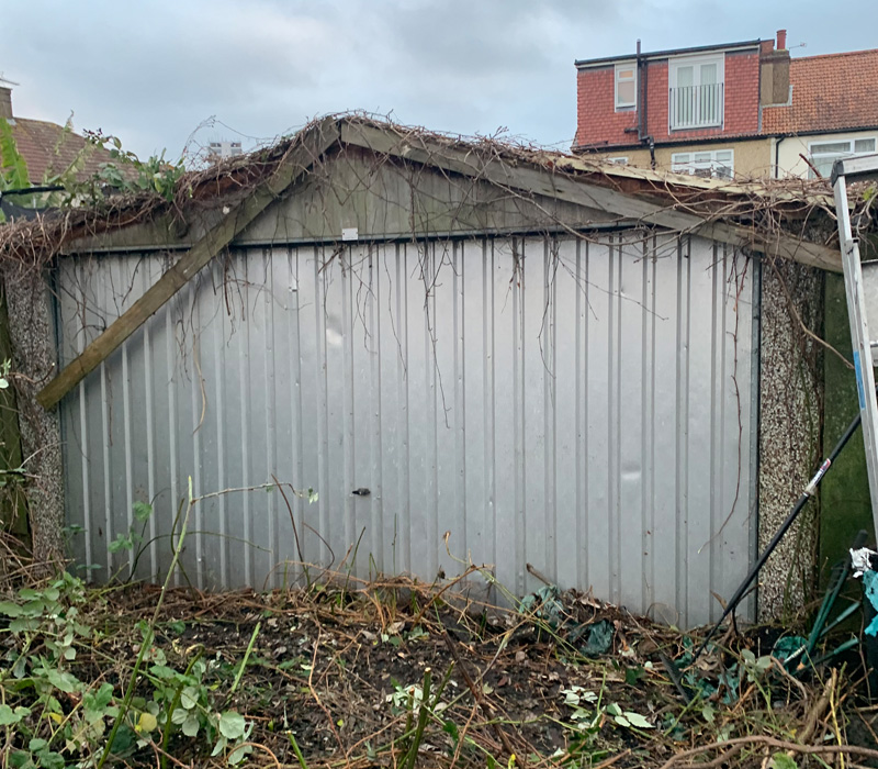 Asbestos Shed & Concrete Garage Removal